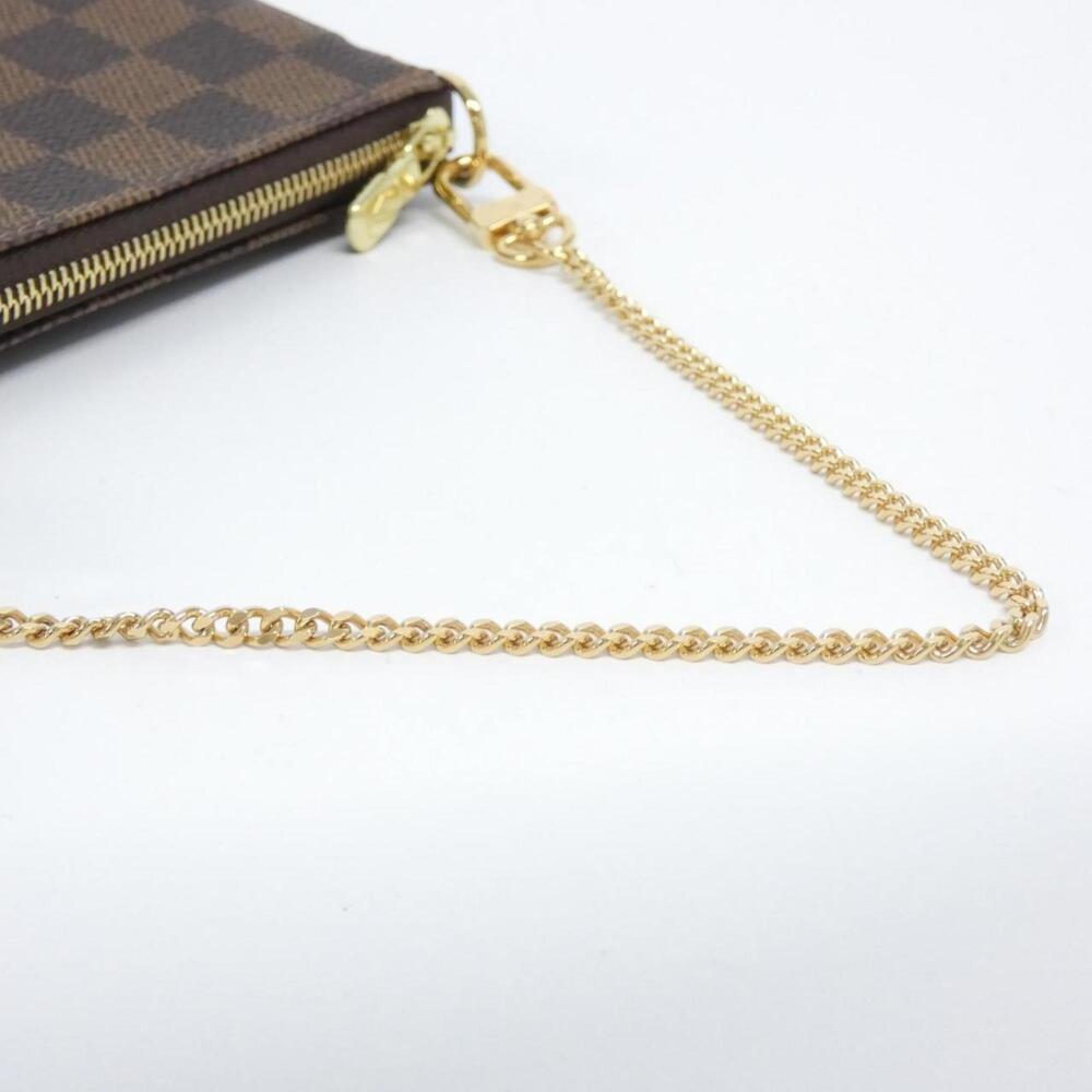 LOUIS VUITTON Authentic Brown Damier Pochette Pouch - Picture 4 of 5